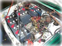 Batteries in the electric car